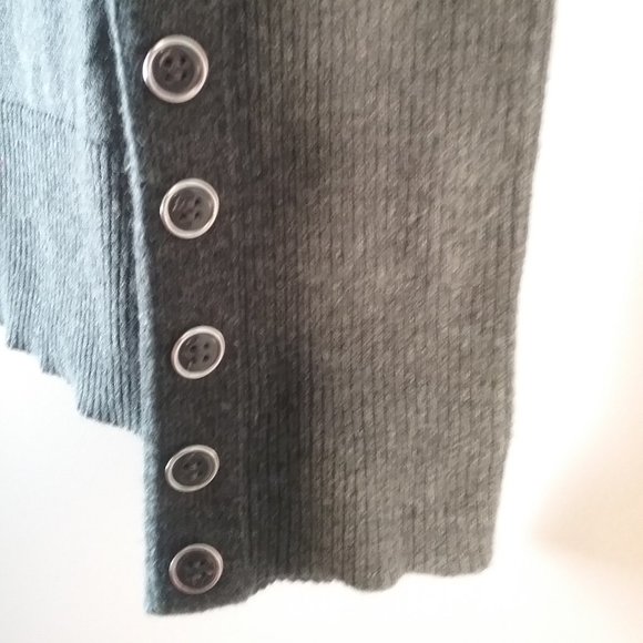 🌞 Alfred Sung Cotton Cashmere Grey Sweater, M - Picture 6 of 16